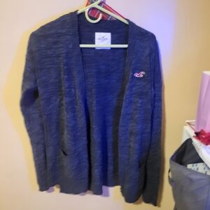 Cozy Blue Cardigan by Hollister